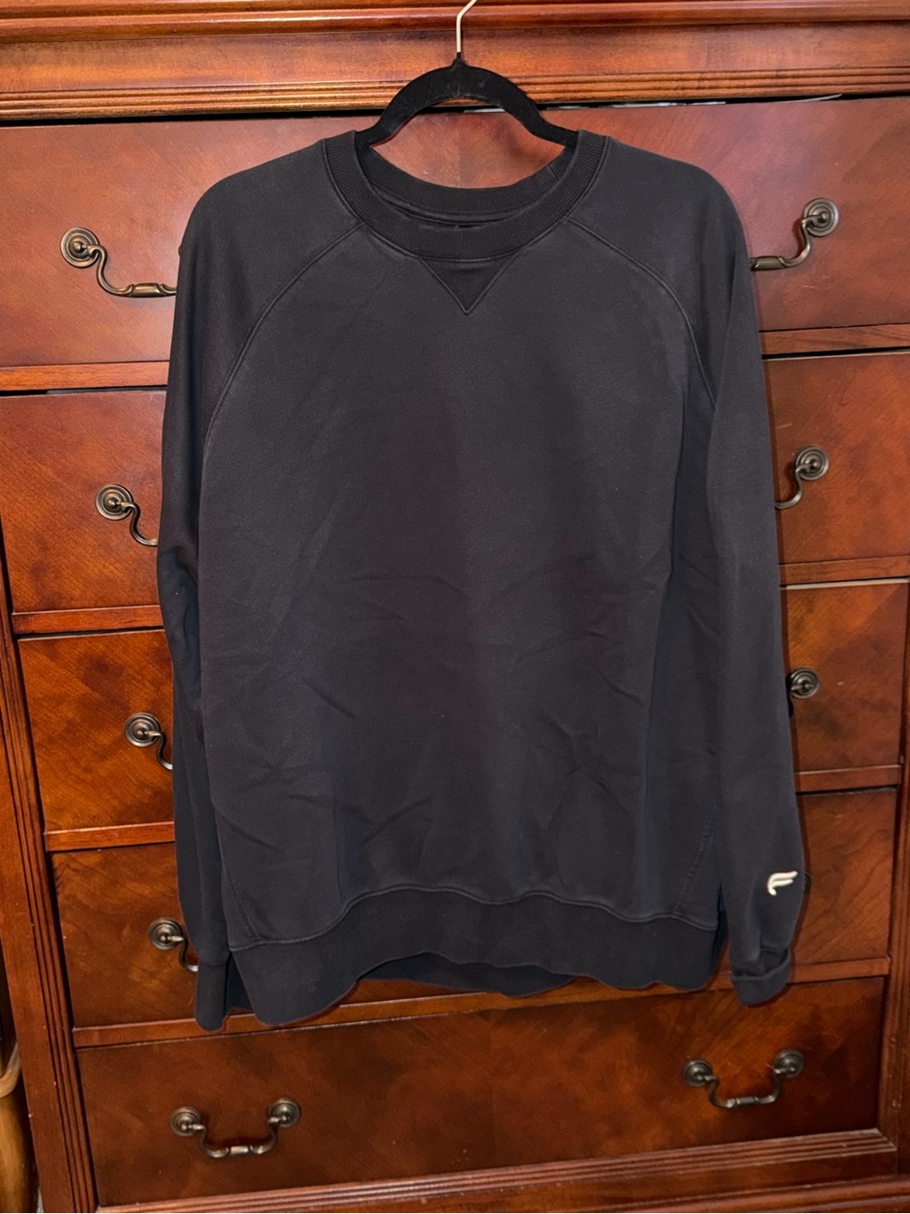 Fabletics Men's Black Crewneck Sweatshirt